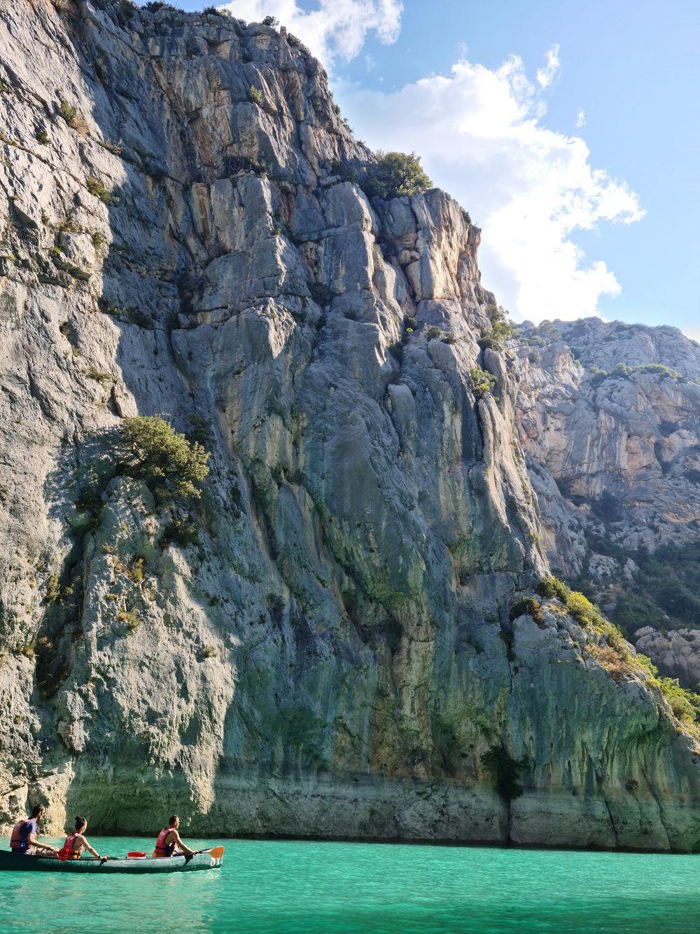 balade en kayak dans les Gorges